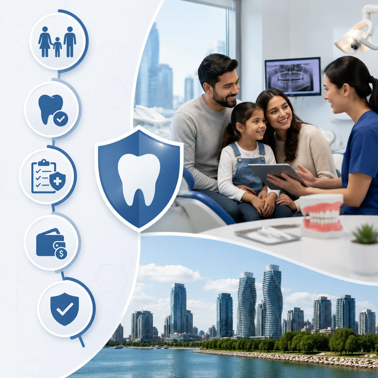 CDCP eligibility and dental coverage infographic for Mississauga residents