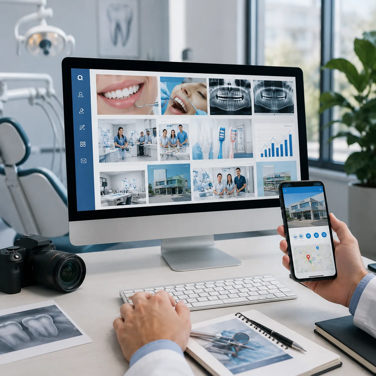 Clinical content marketing and GBP management